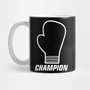 Athletic champion workout t shirt for athletes and sportspersons. Mug